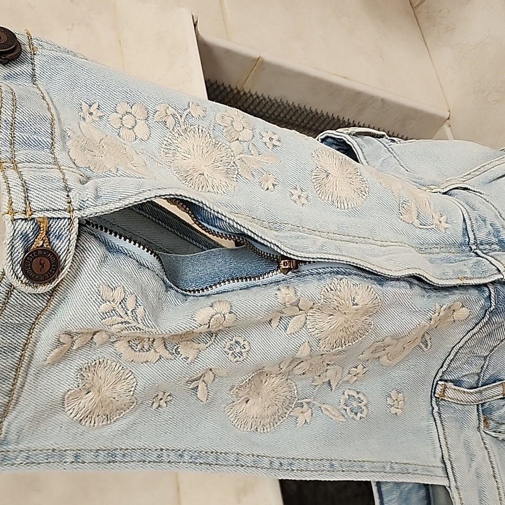 ๐ฉต๐ HOLLISTER Stretch Super Skinny Crop OVERALLS ๐๐ฉต - Picture 9 of 15